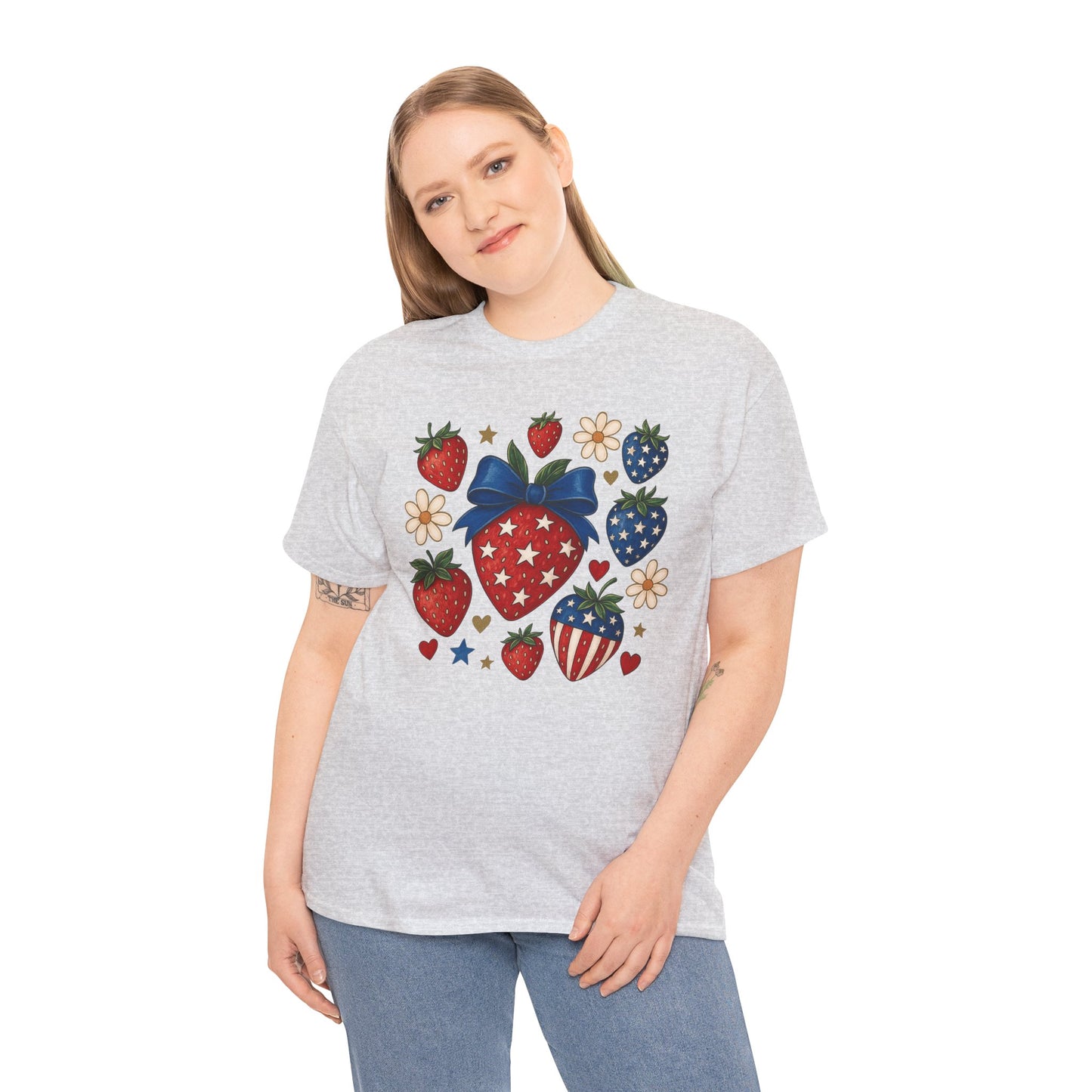 Patriotic Strawberry Tee