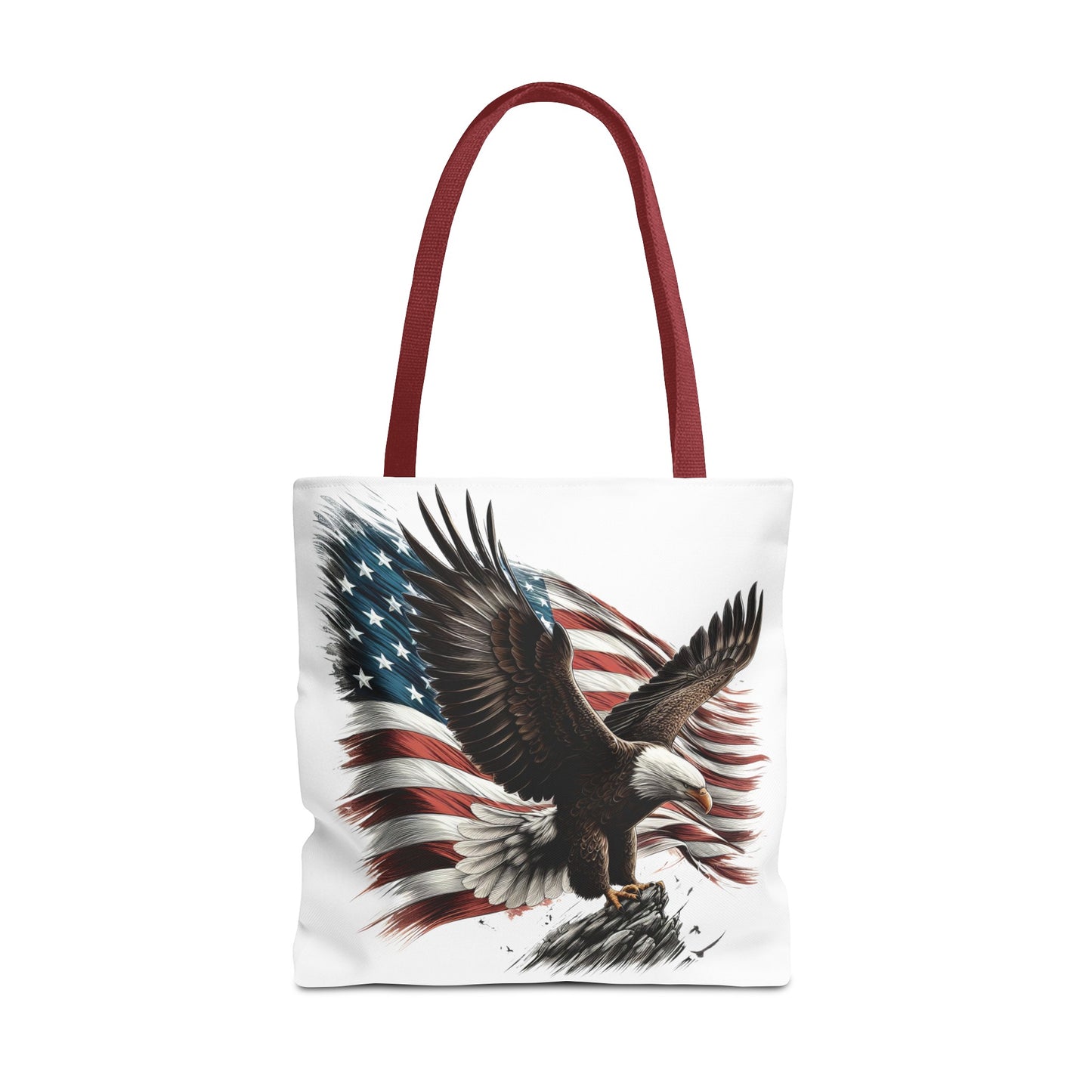 American Flag & Eagle Tote Bag