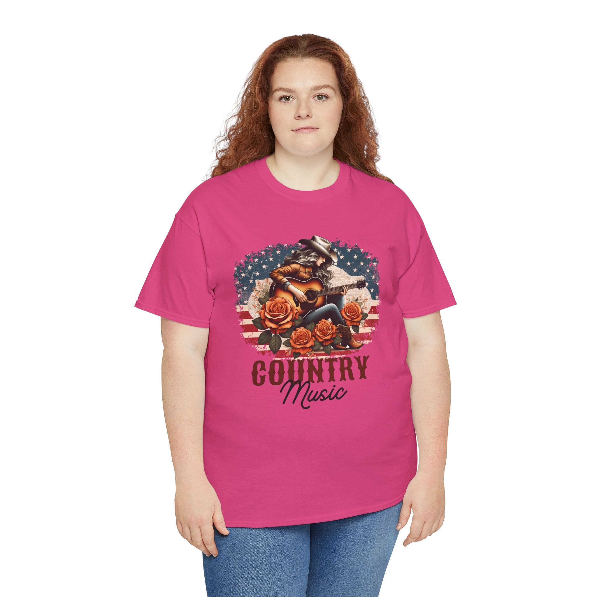 Country Music American Flag Tee