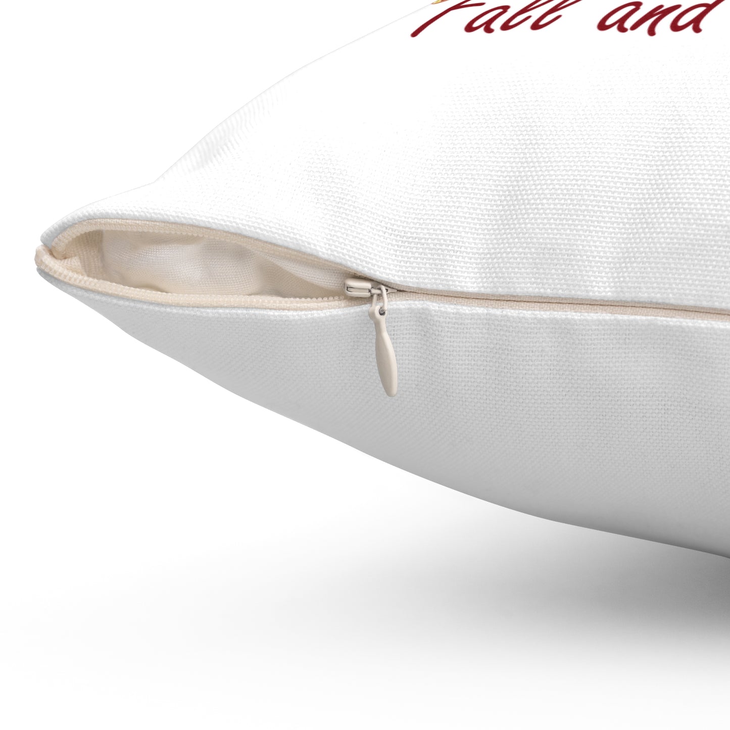 Fall and Blessings Pink Pumpkin Decorative Pillow