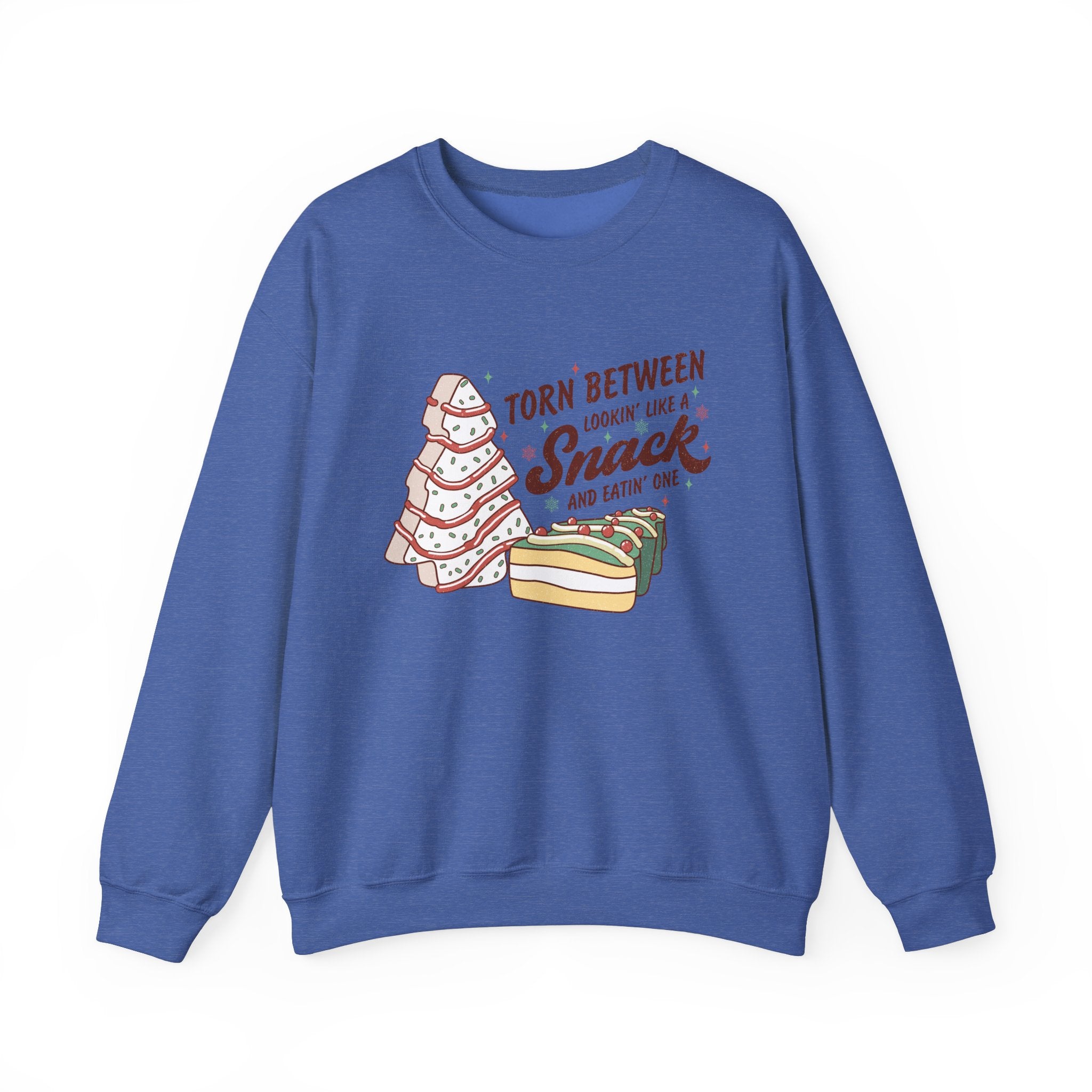 Snack Lovers Crewneck Sweatshirt – 'Torn Between Looking Like a Snack and Eatin One'