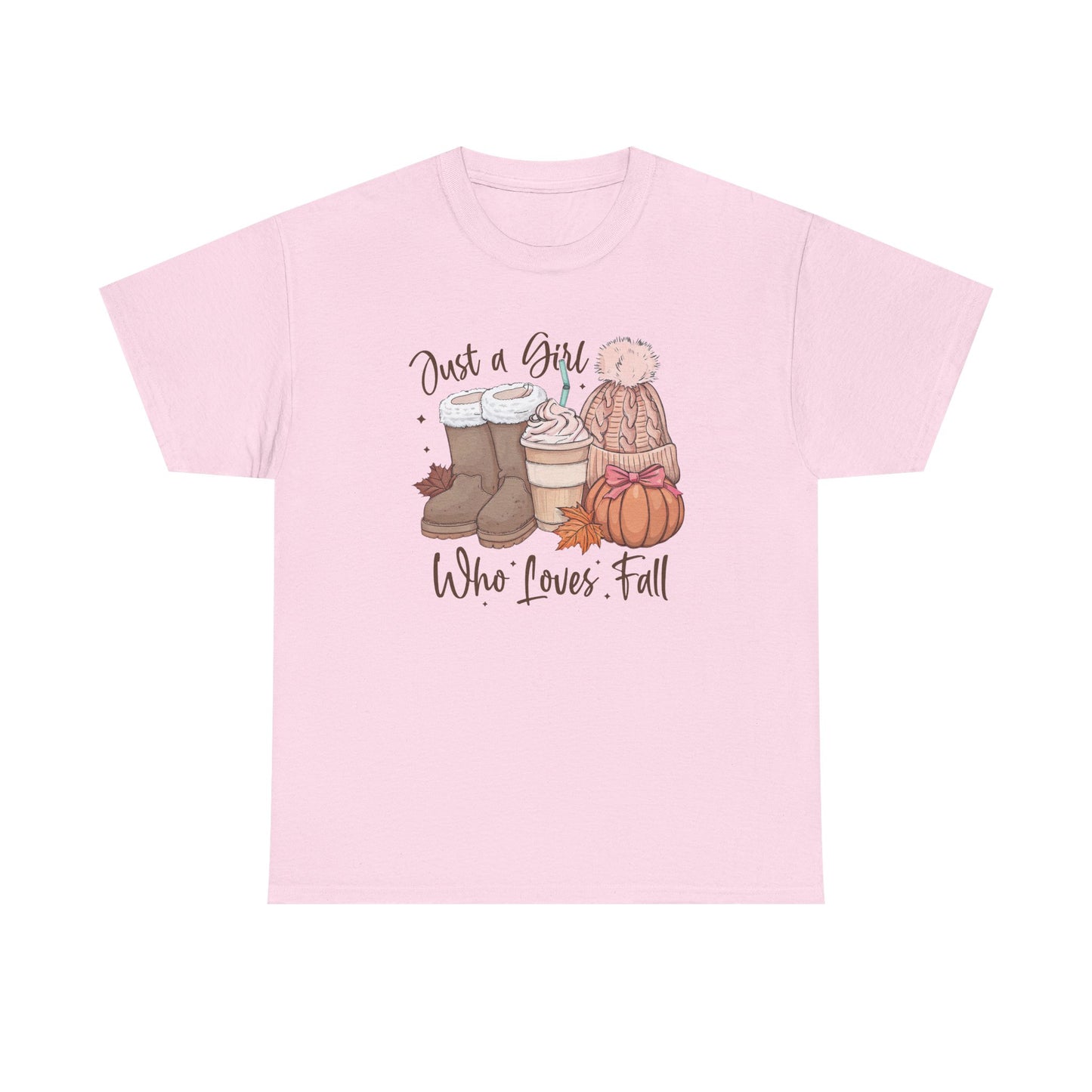 Just a Girl Who Loves Fall, Vintage Style Tee