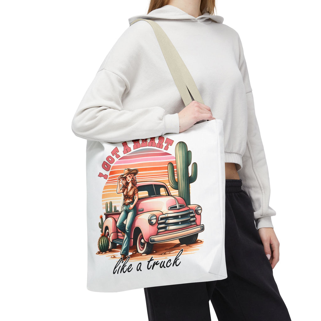 Heart Like a Truck Tote Bag