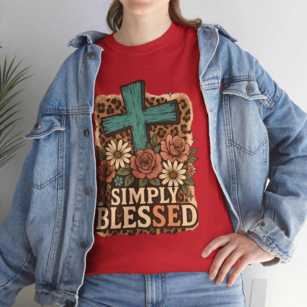 Simply Blessed Heavy Cotton Tee