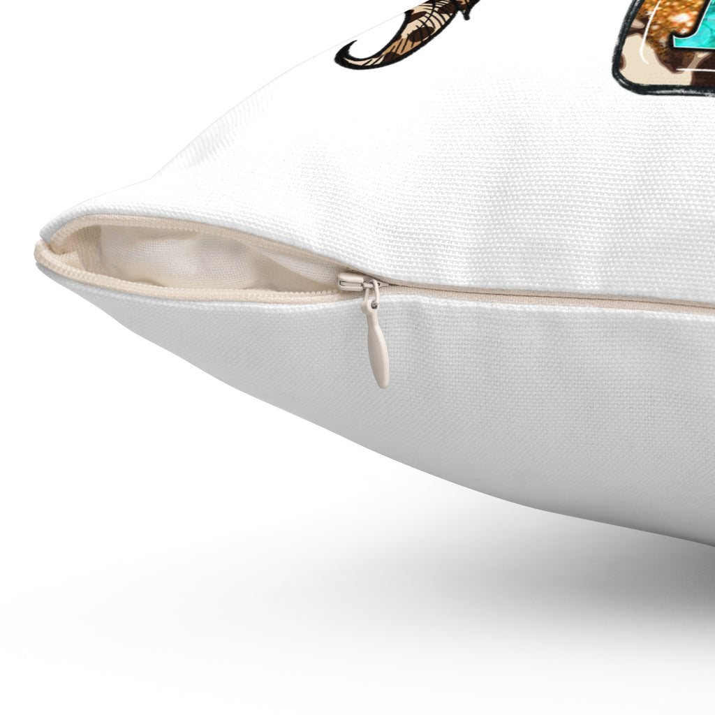 Spun Polyester Square Pillow