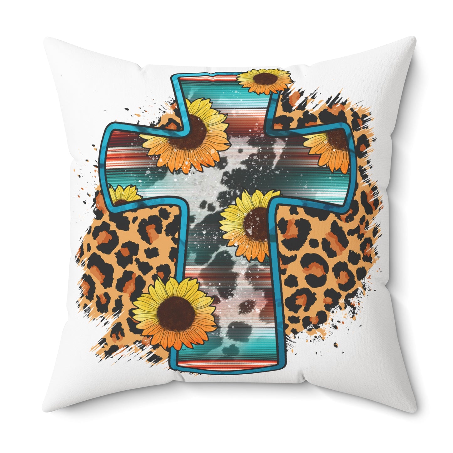 Spun Polyester Square Pillow