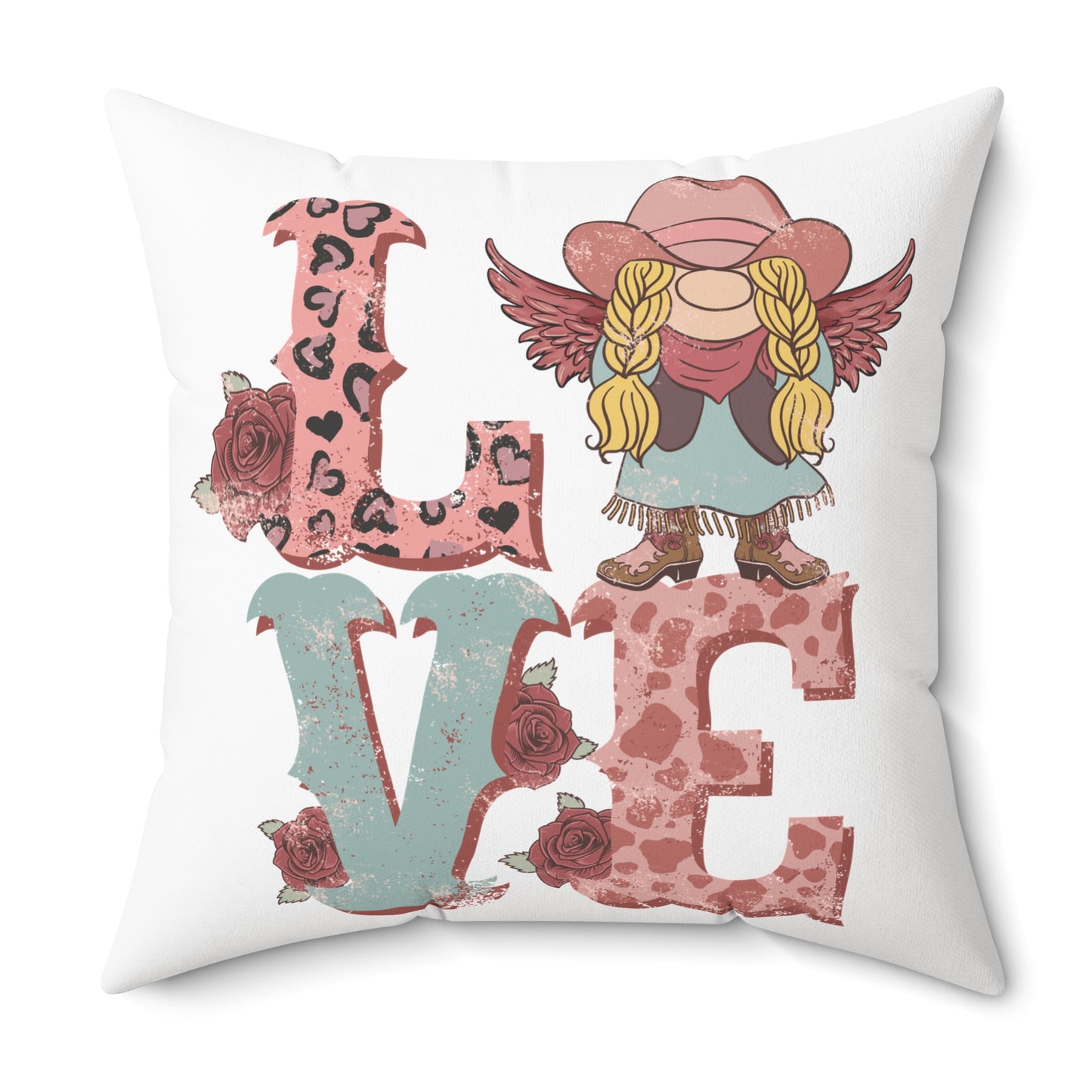 Spun Polyester Square Pillow