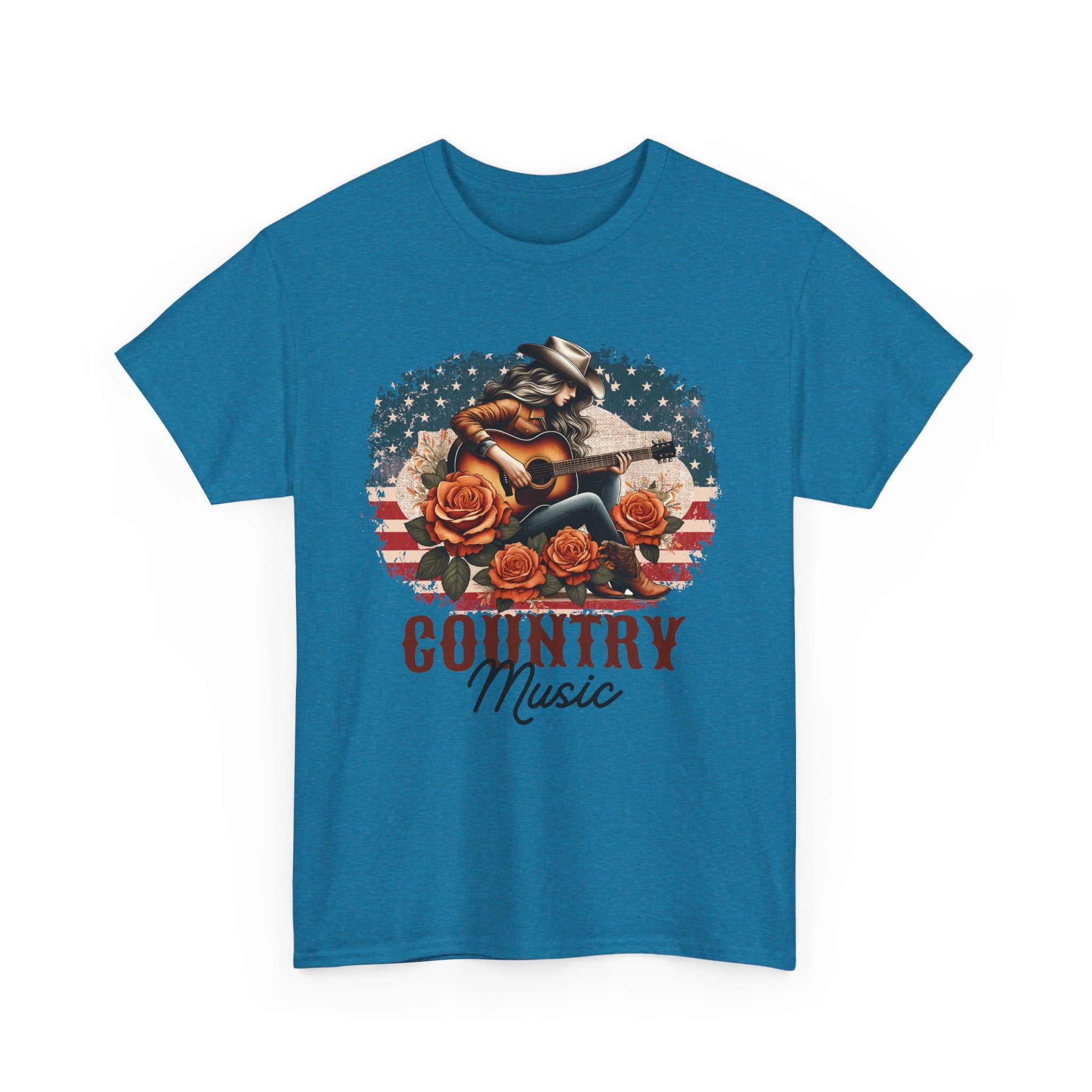 Country Music American Flag Tee