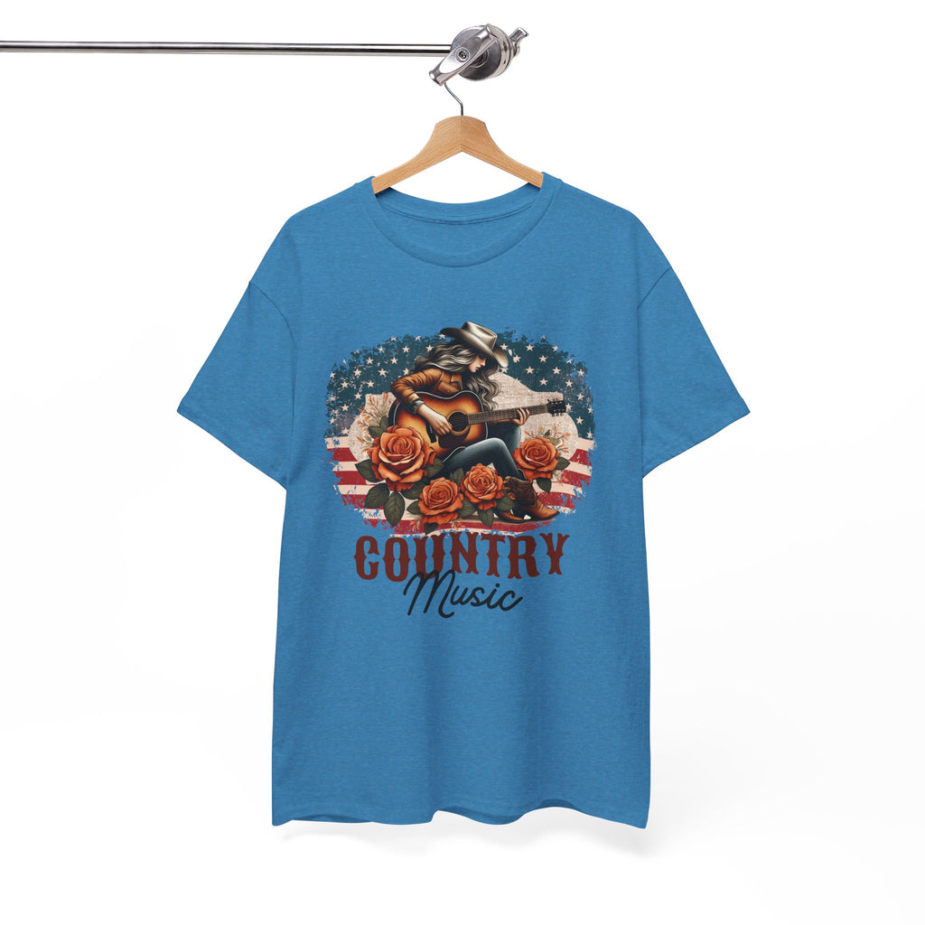 Country Music American Flag Tee