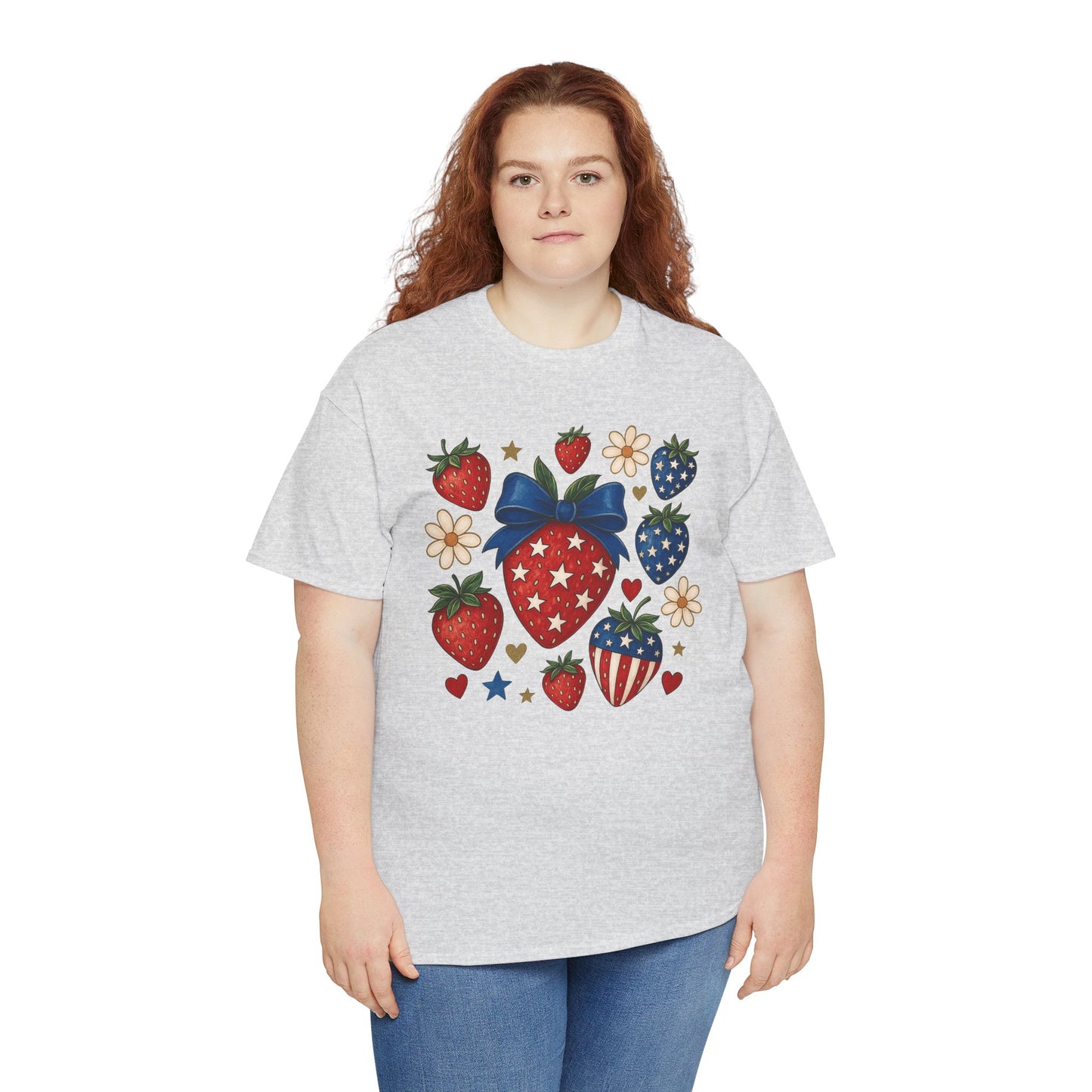 Patriotic Strawberry Tee