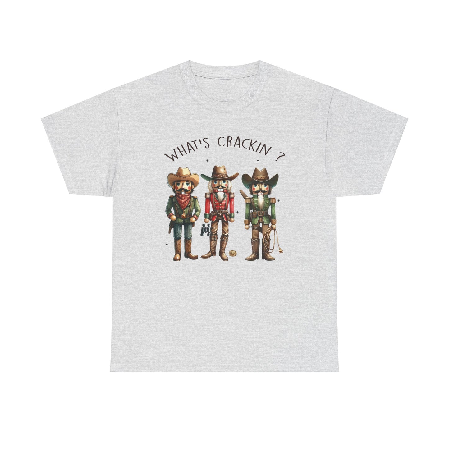 What's Crackin'? Cowboy Graphic Heavy Cotton Tee