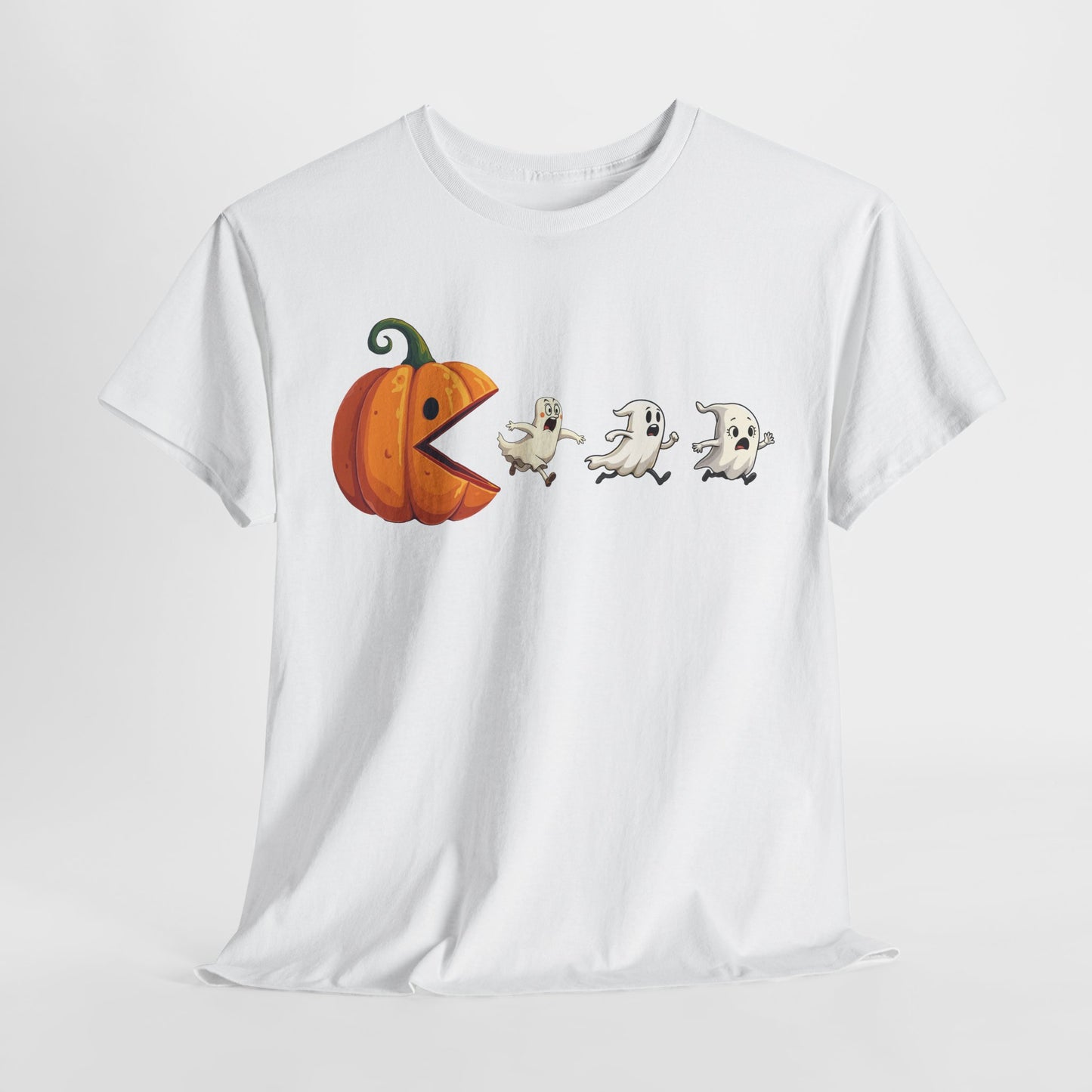 Playful Pumpkin Pac-Man Tee