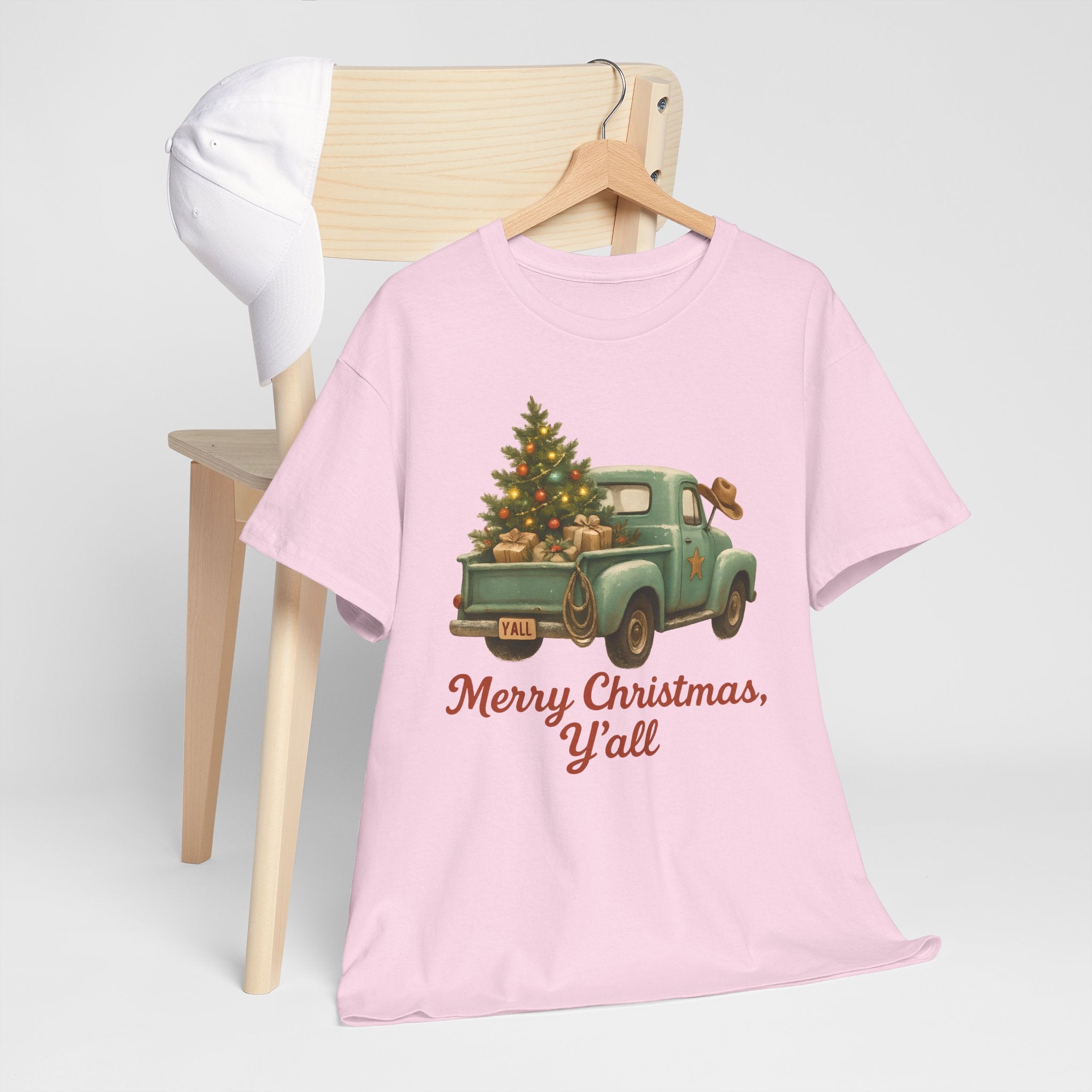 'Merry Christmas, Y'all' Vintage Holiday Tee