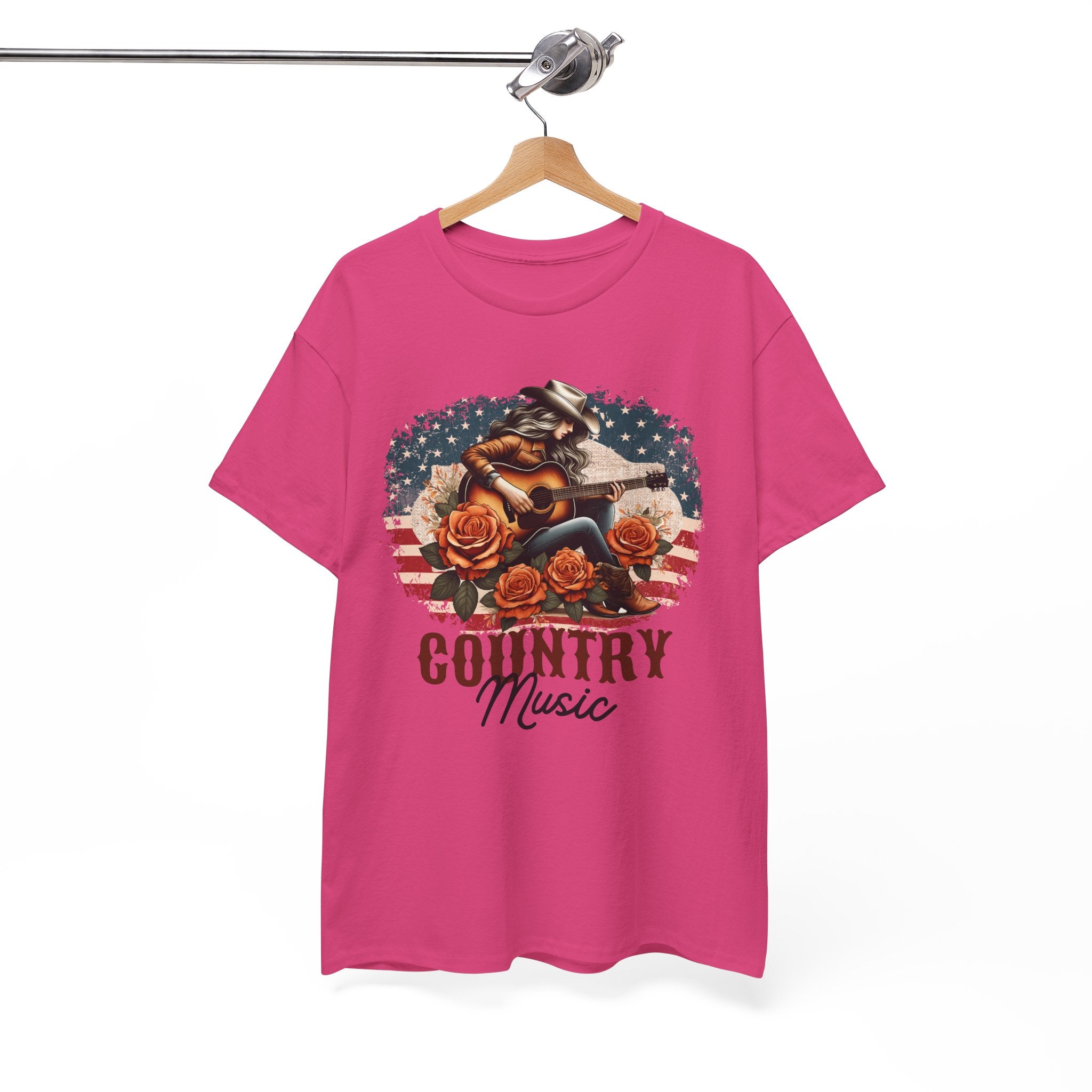 Country Music American Flag Tee