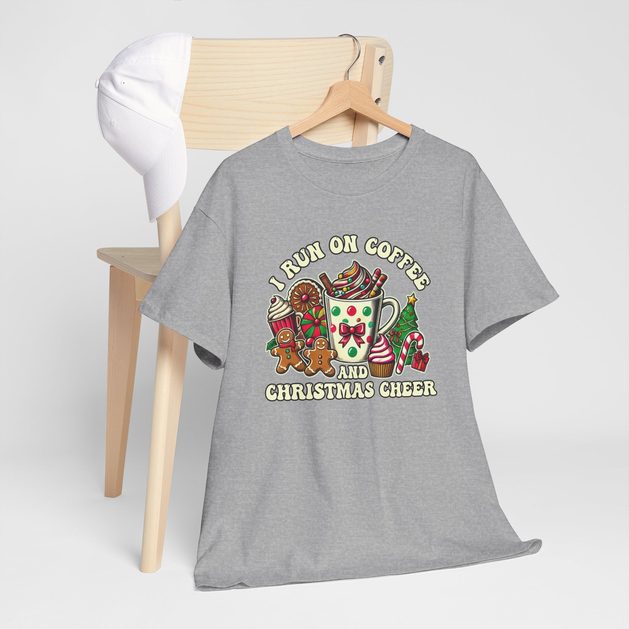 Funny Christmas Coffee Heavy Cotton Tee