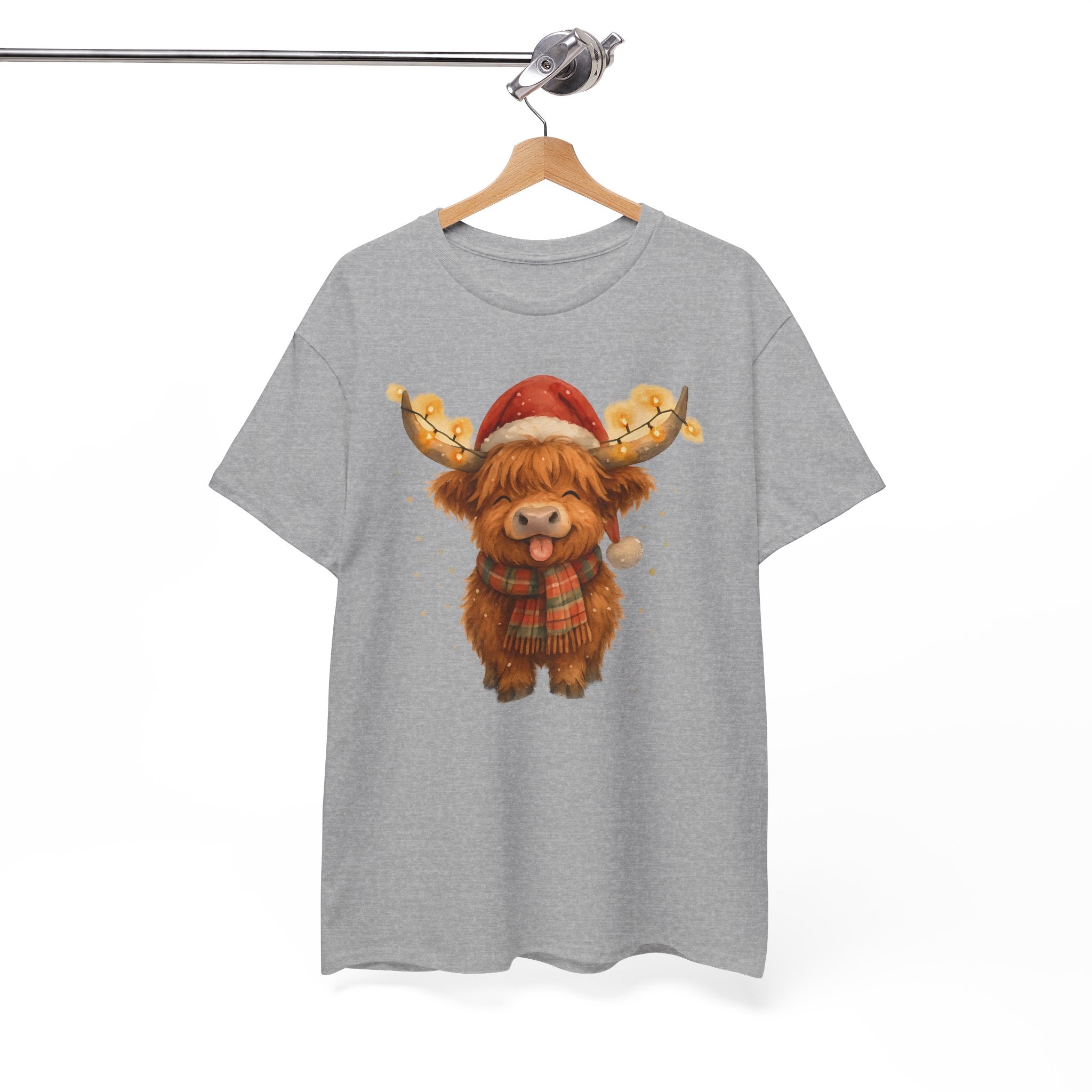 Christmas Highland Cow Tee
