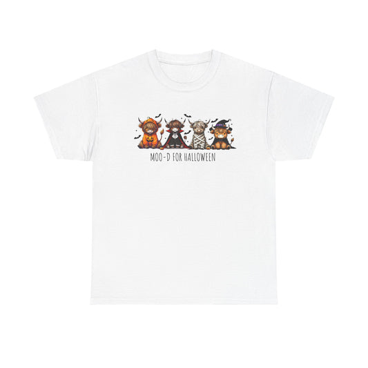 Moo-d for Halloween Cotton Tee