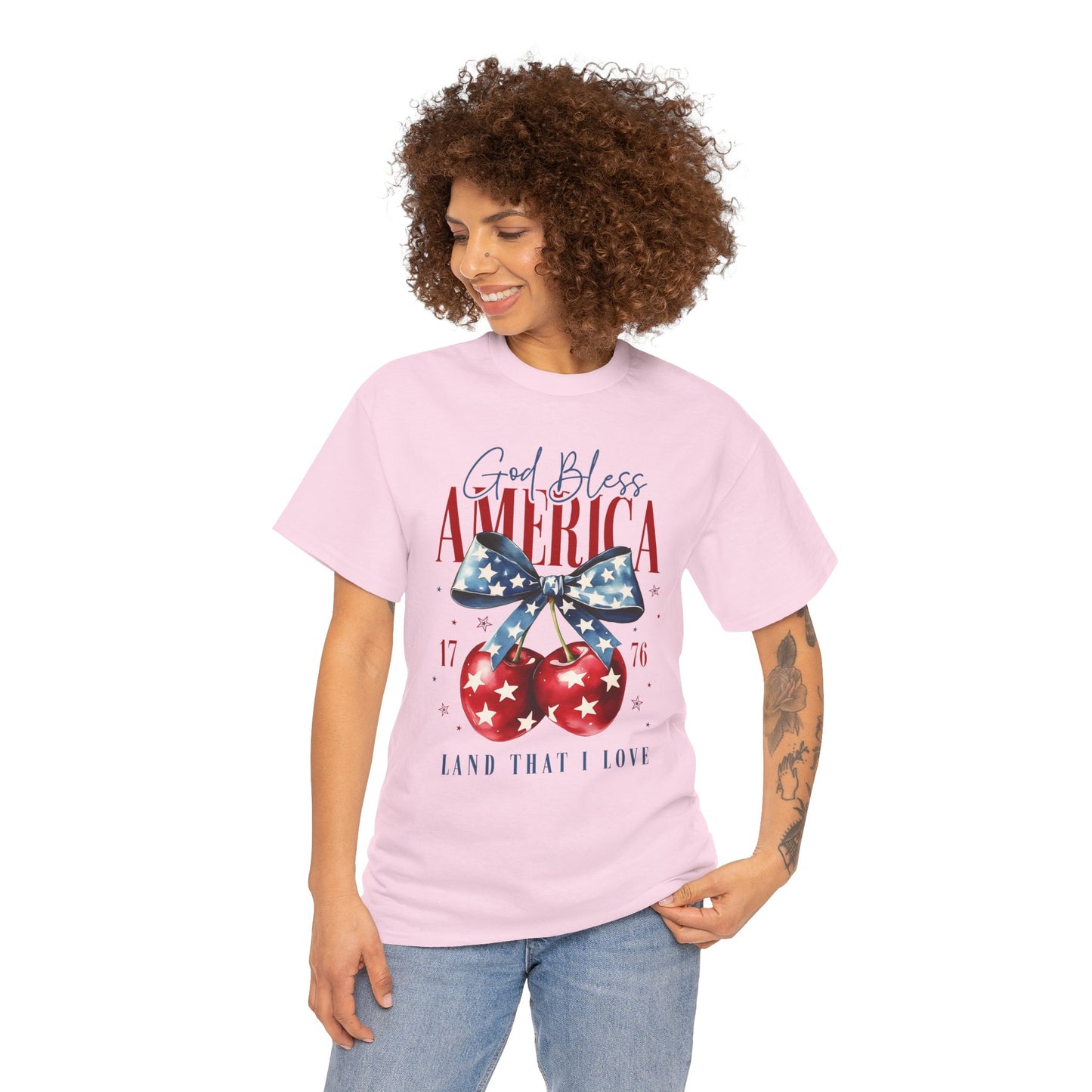 4th of July Tee - God Bless America Patriotic Shirt