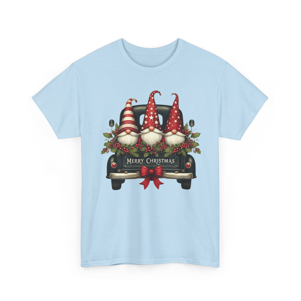 Christmas Gnome Truck Tee — Merry Christmas Holiday Shirt