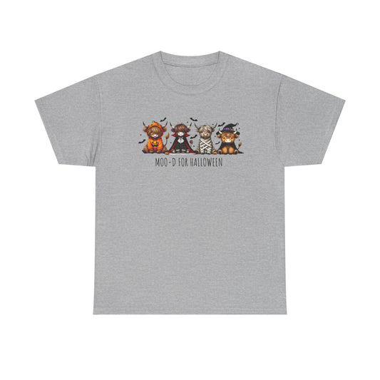Moo-d for Halloween Cotton Tee