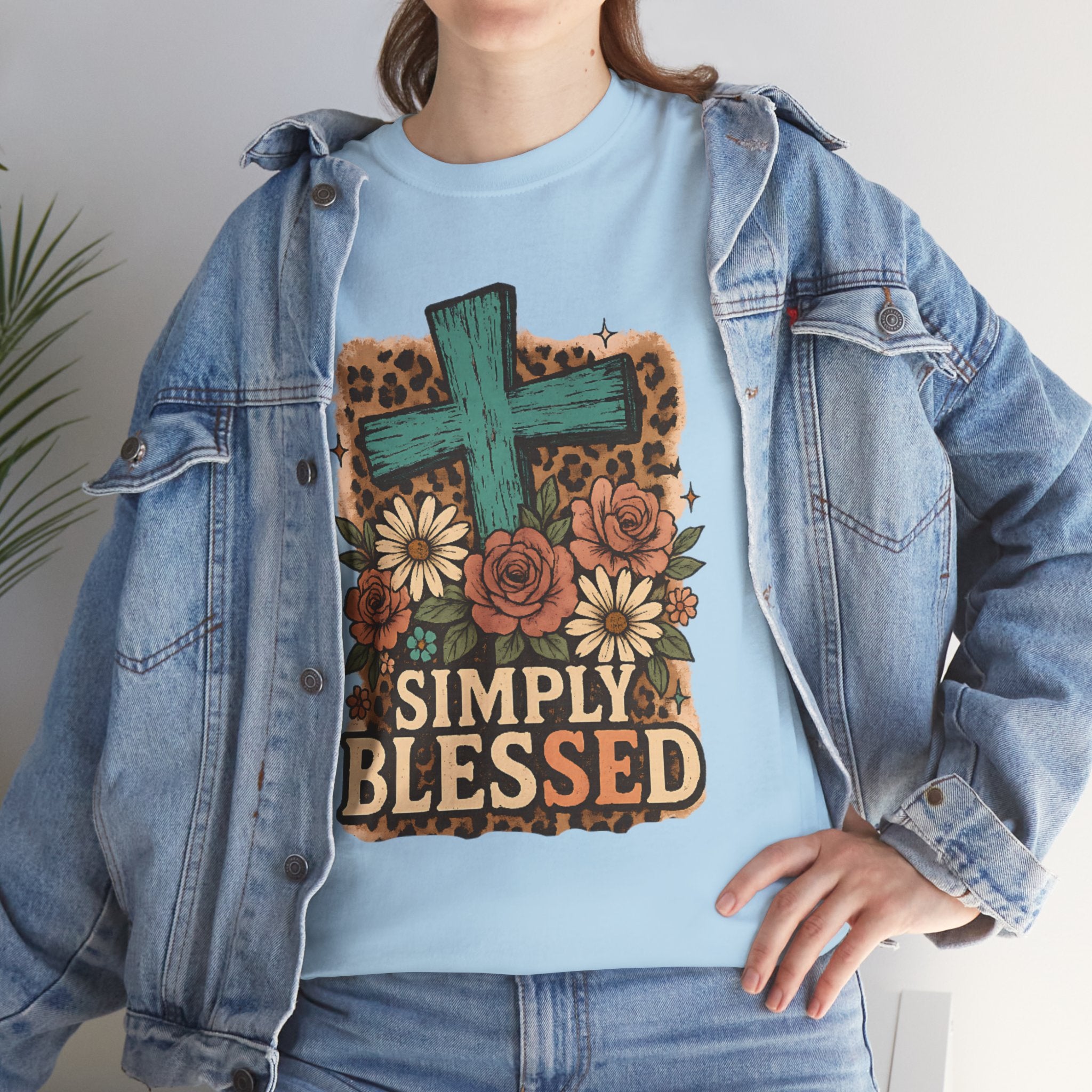 Simply Blessed Heavy Cotton Tee