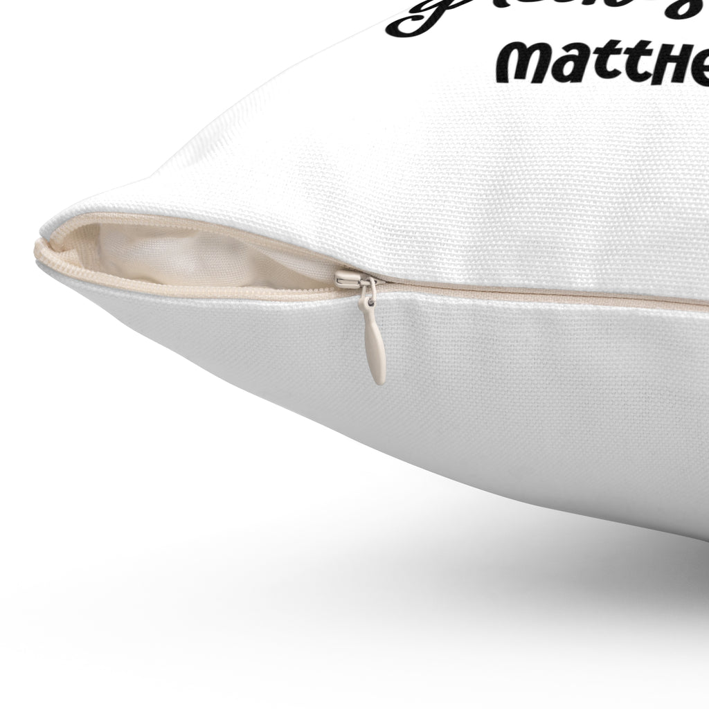 The Greatest Gift of All Nativity Square Pillow | Cozy Christmas Decor