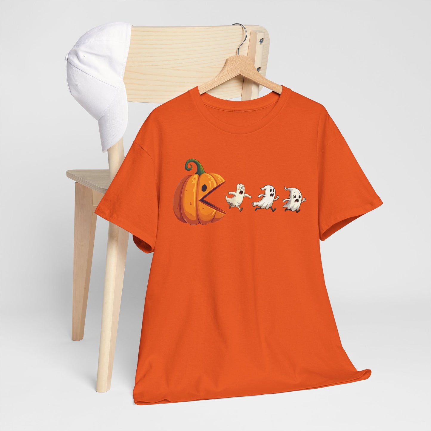 Playful Pumpkin Pac-Man Tee