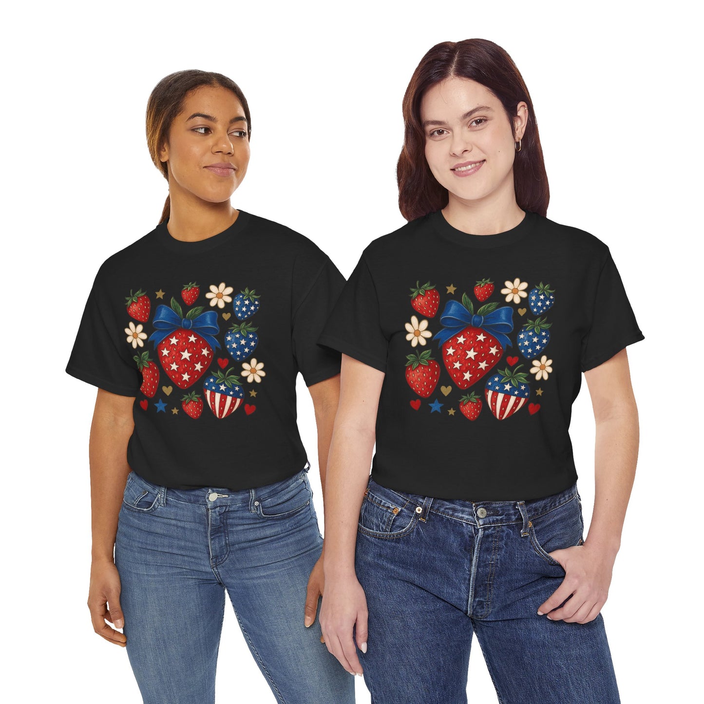 Patriotic Strawberry Tee