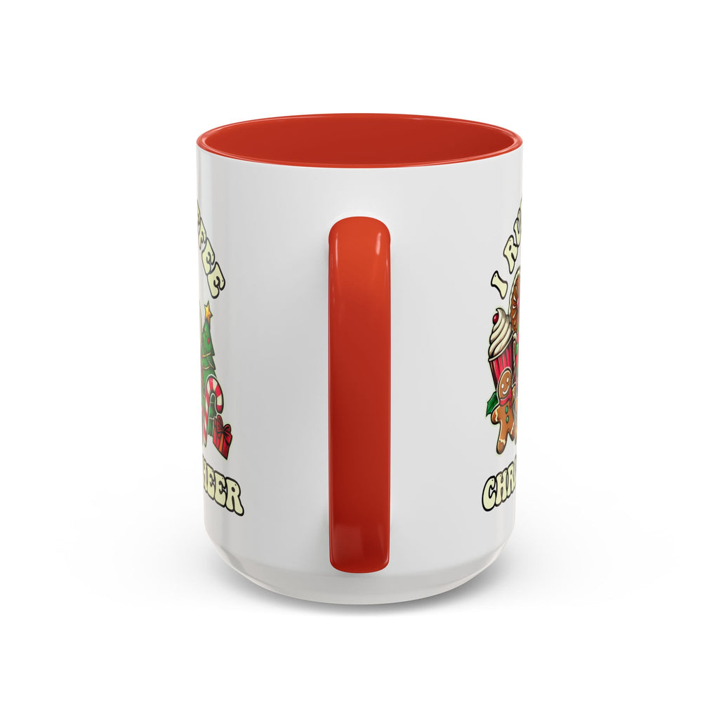 Festive Holiday Coffee Mug - I Run on Coffee and Christmas Cheer