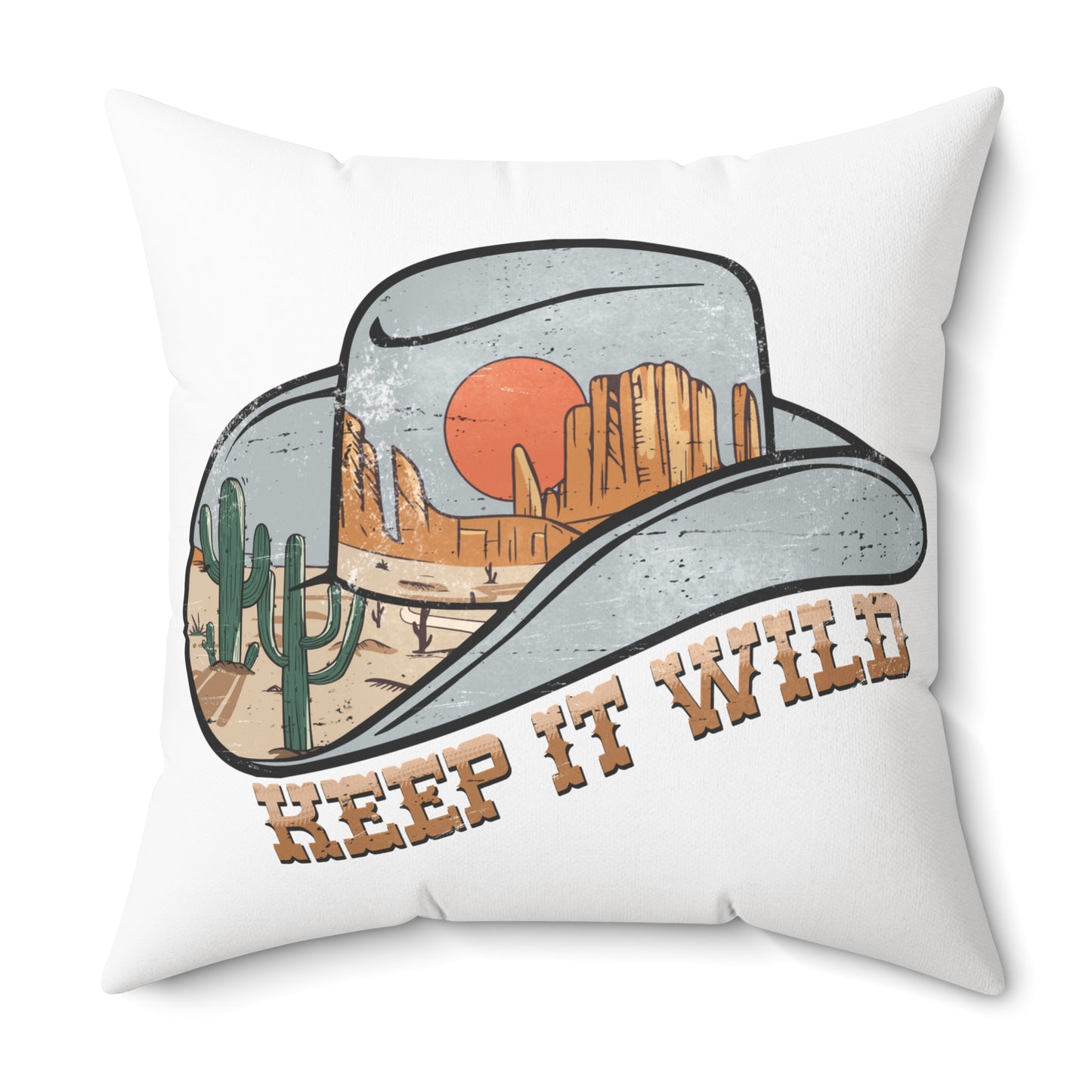 Spun Polyester Square Pillow