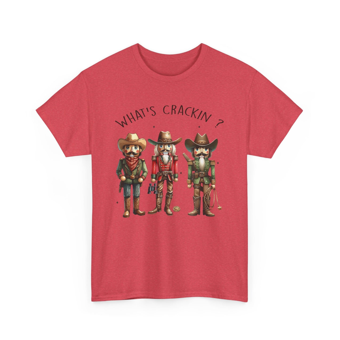 What's Crackin'? Cowboy Graphic Heavy Cotton Tee