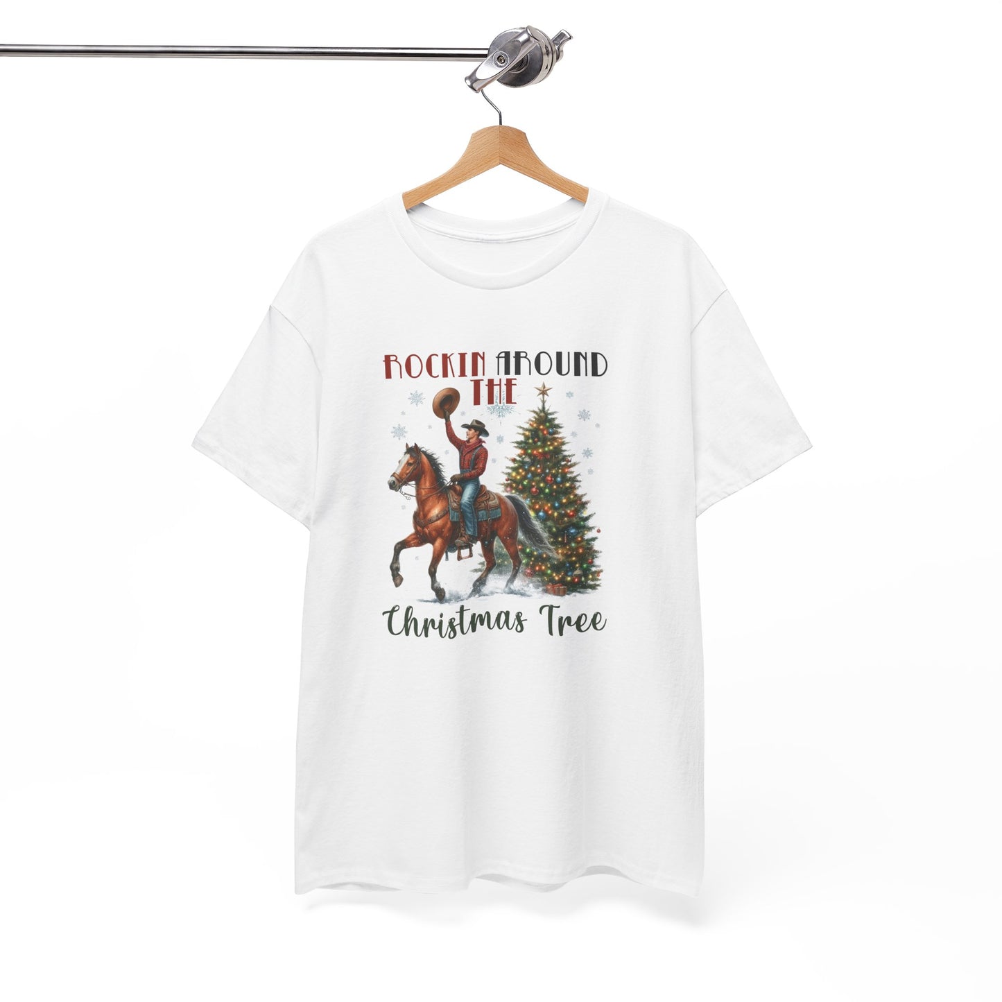 Rockin' Around the Christmas Tree Heavy Cotton Tee