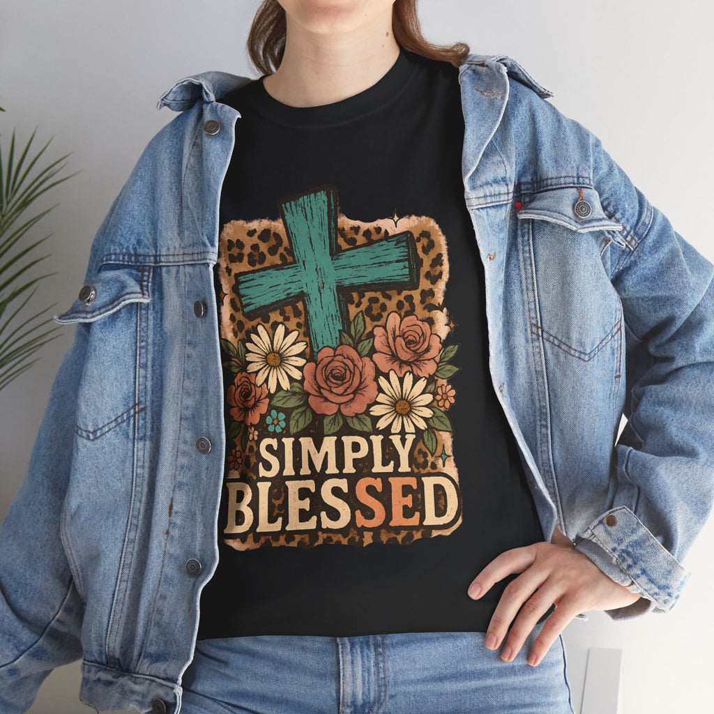 Simply Blessed Heavy Cotton Tee