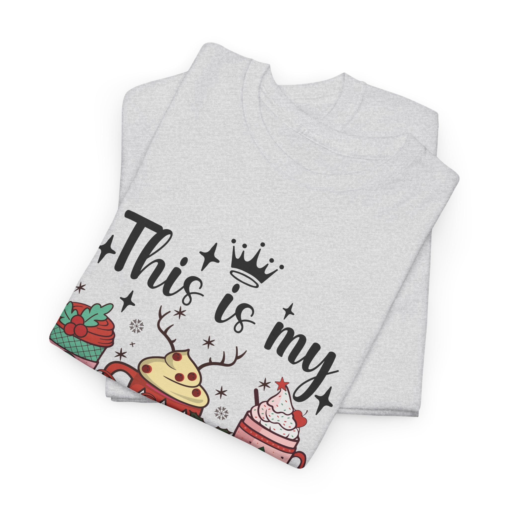 Christmas Movie Watching Tee - Heavy Cotton Shirt