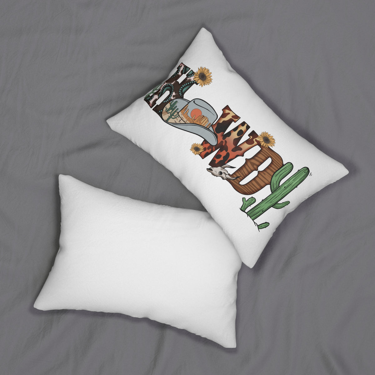 Spun Polyester Lumbar Pillow
