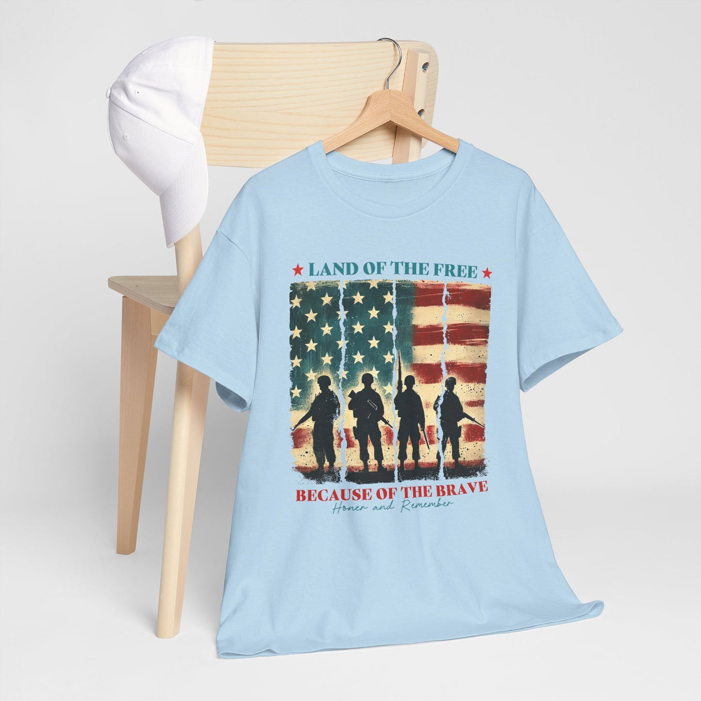 Land of the Free, Because of the Brave-Tee