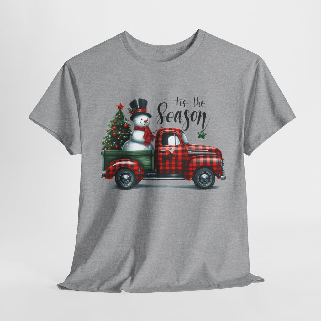 "Tis the Season" Heavy Cotton Tee - Festive Holiday Shirt