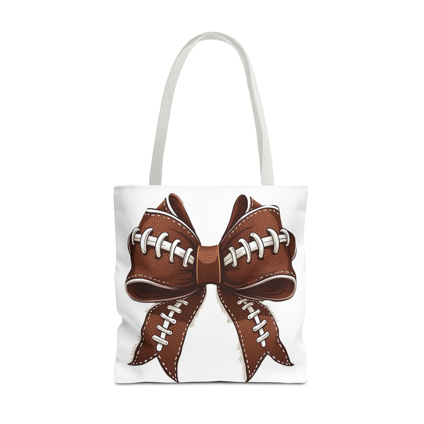 Football Bow Tote Bag