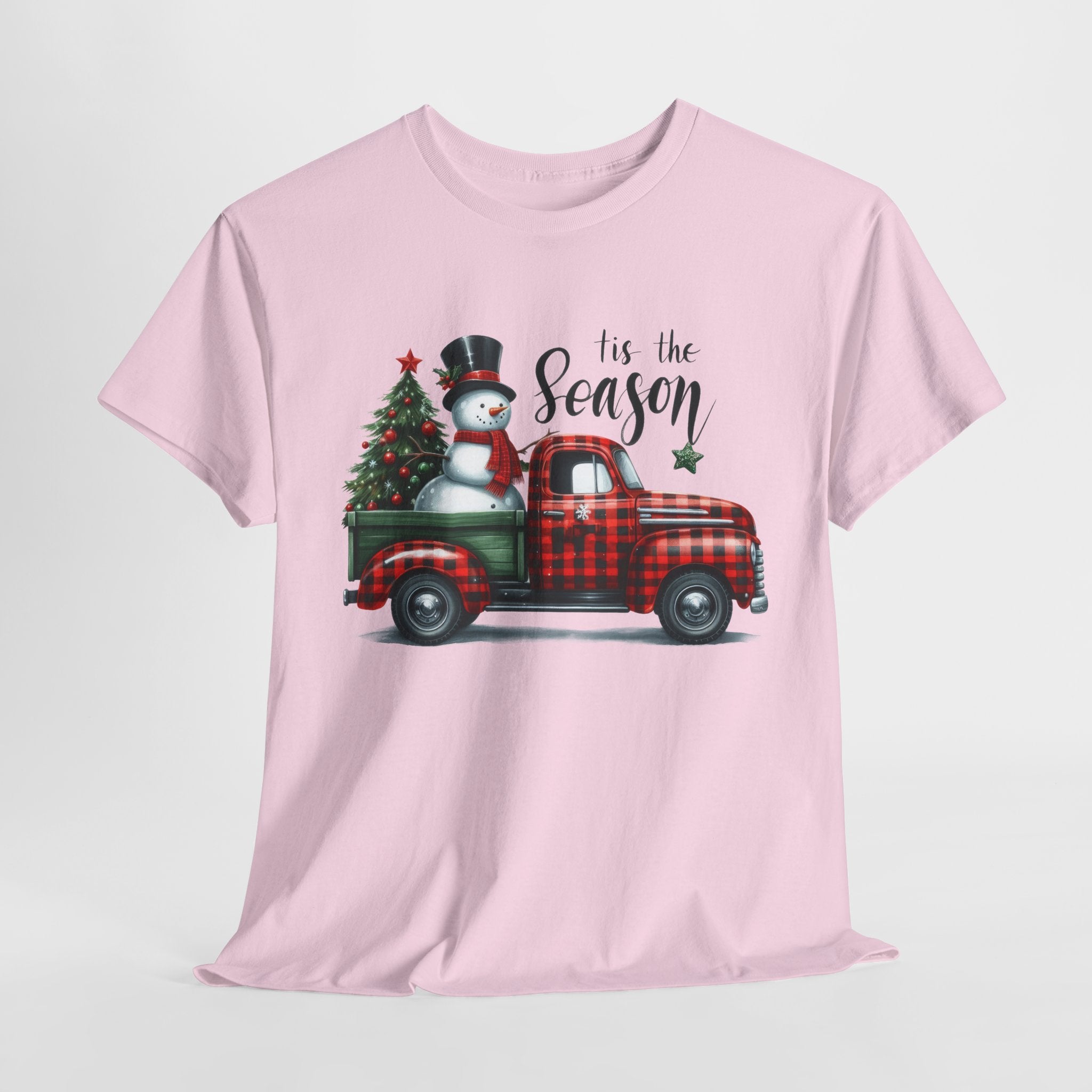 "Tis the Season" Heavy Cotton Tee - Festive Holiday Shirt