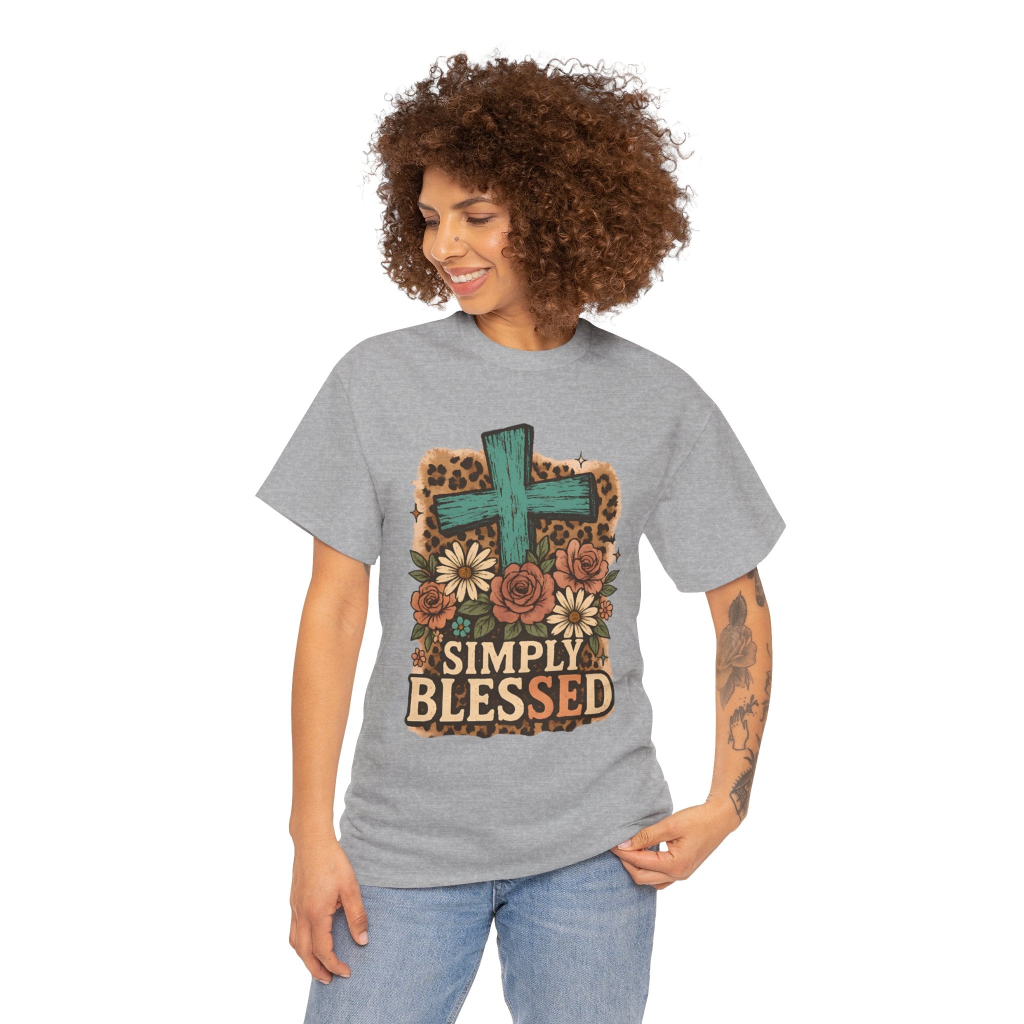 Simply Blessed Heavy Cotton Tee