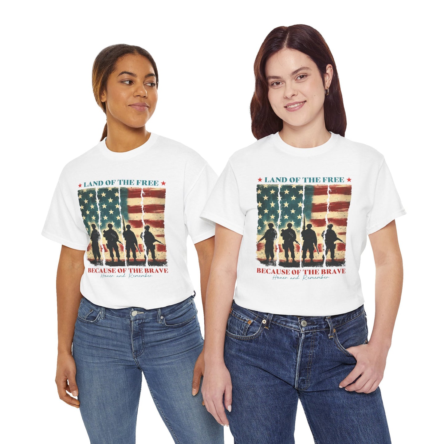 Land of the Free, Because of the Brave-Tee