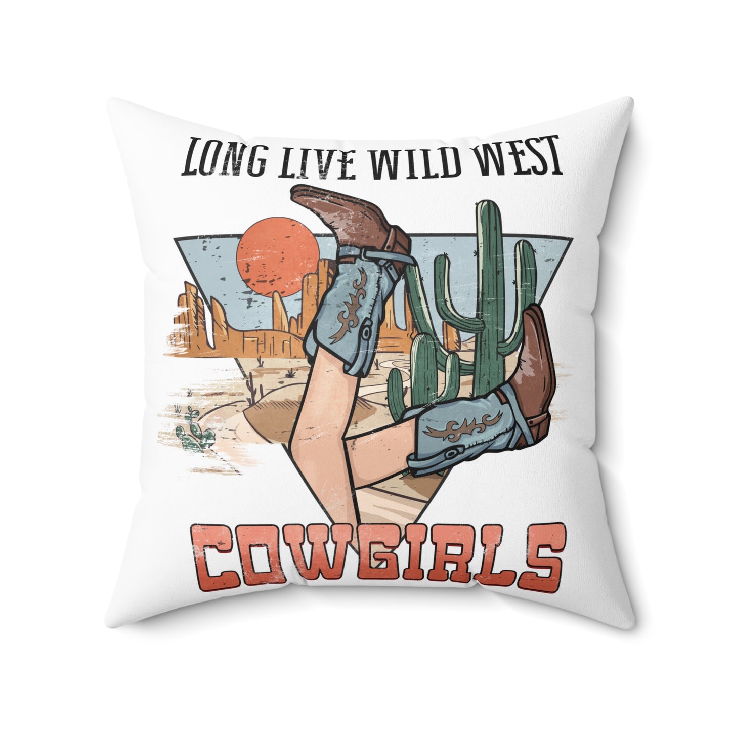 Spun Polyester Square Pillow