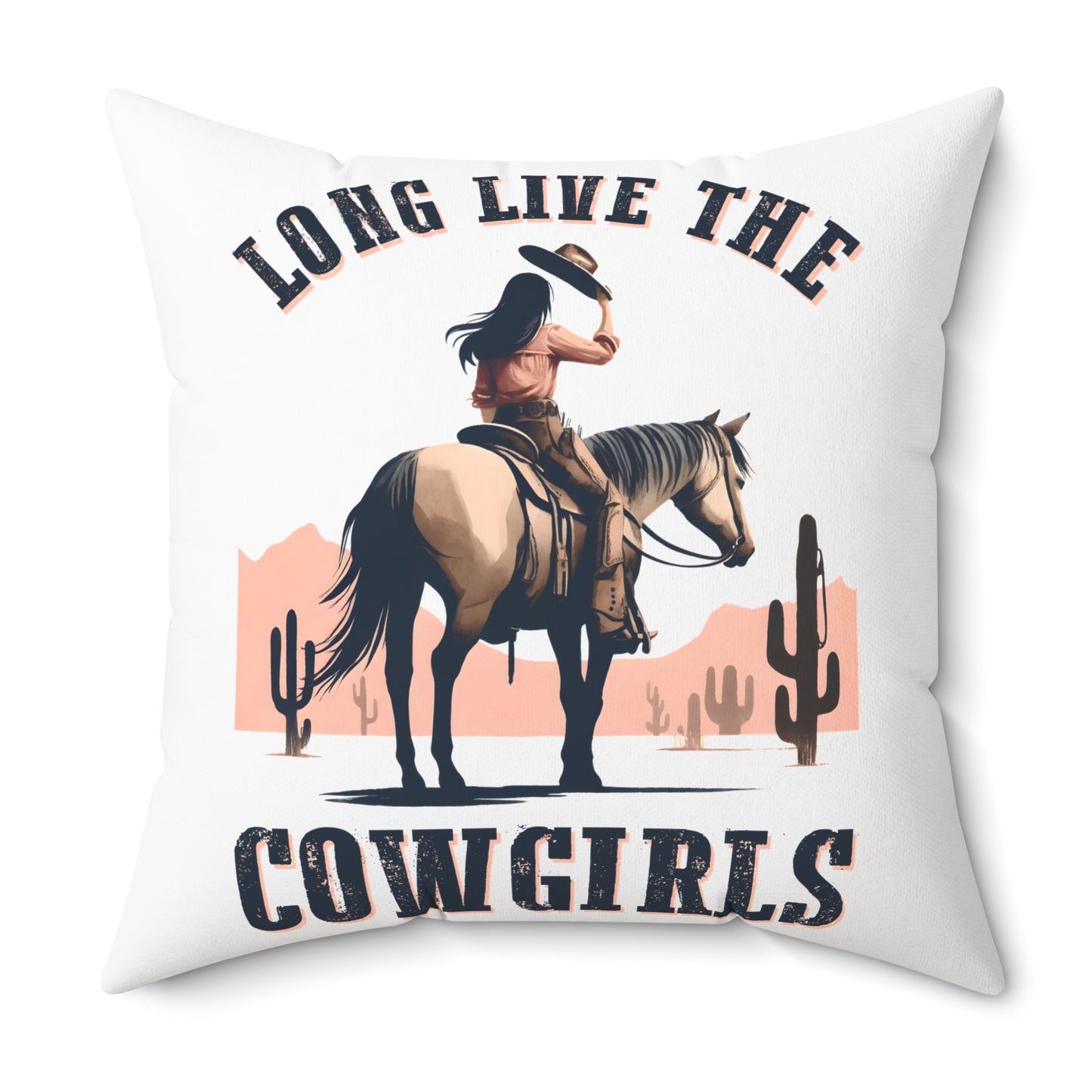Spun Polyester Square Pillow