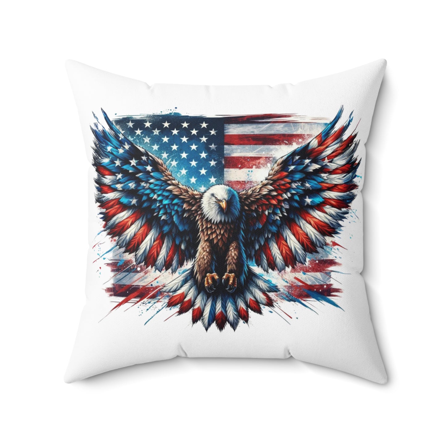 American Eagle Throw Pillow