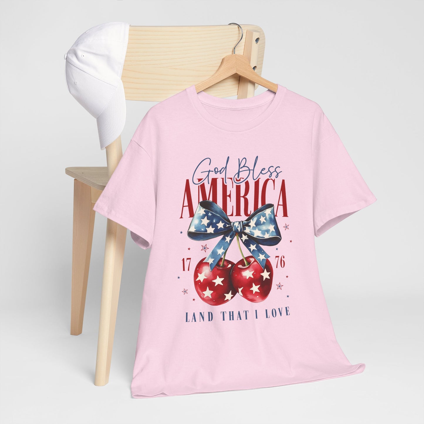 4th of July Tee - God Bless America Patriotic Shirt