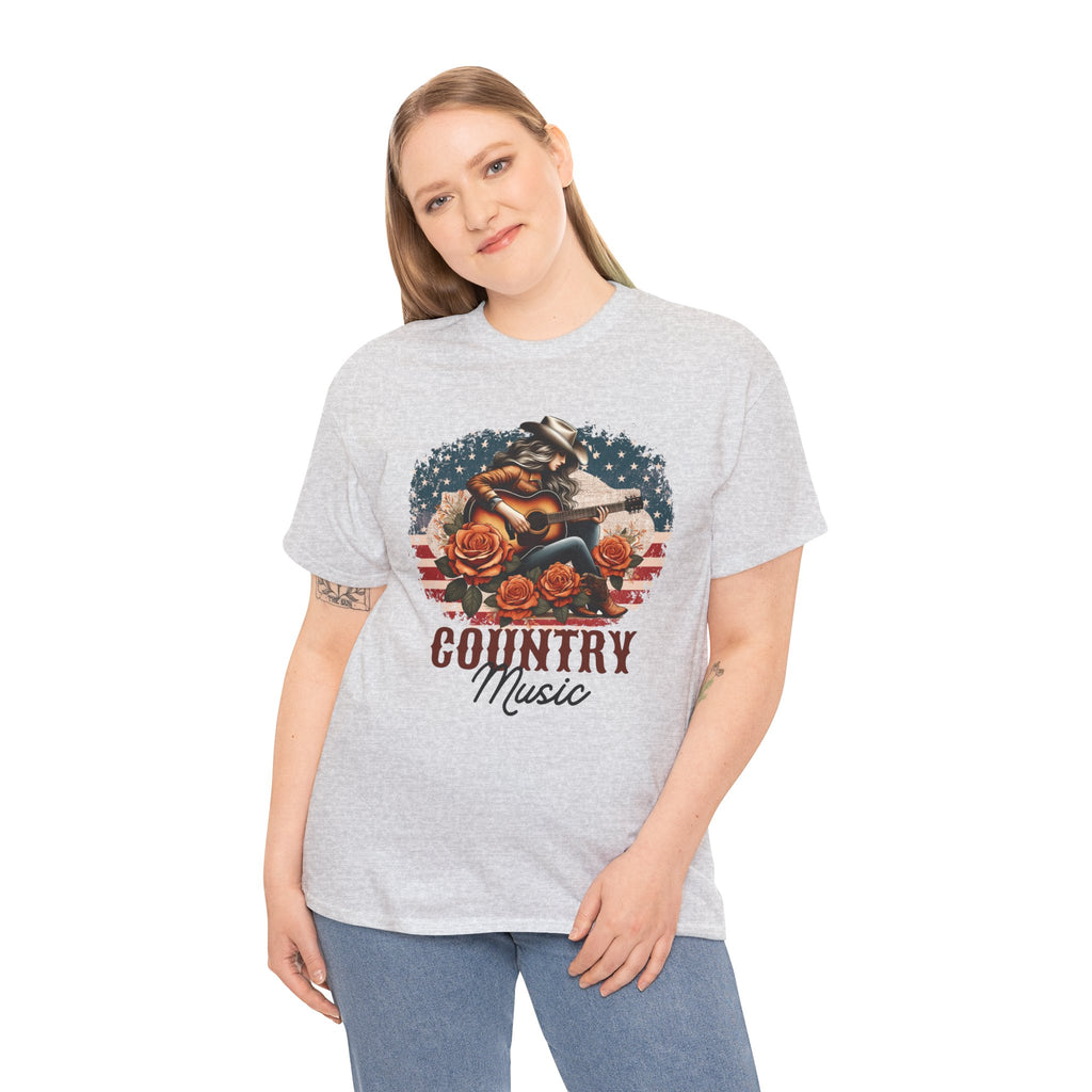 Country Music American Flag Tee