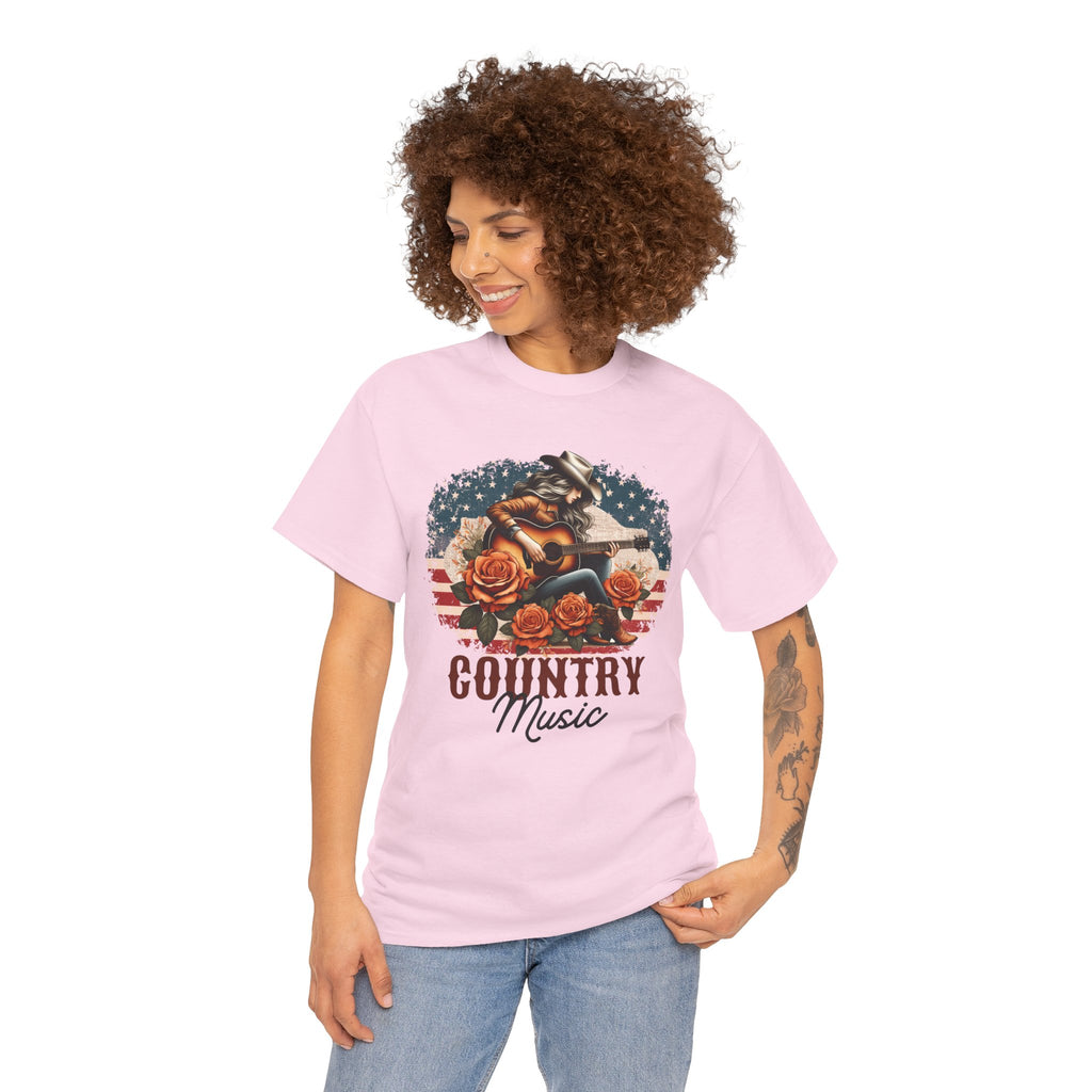 Country Music American Flag Tee