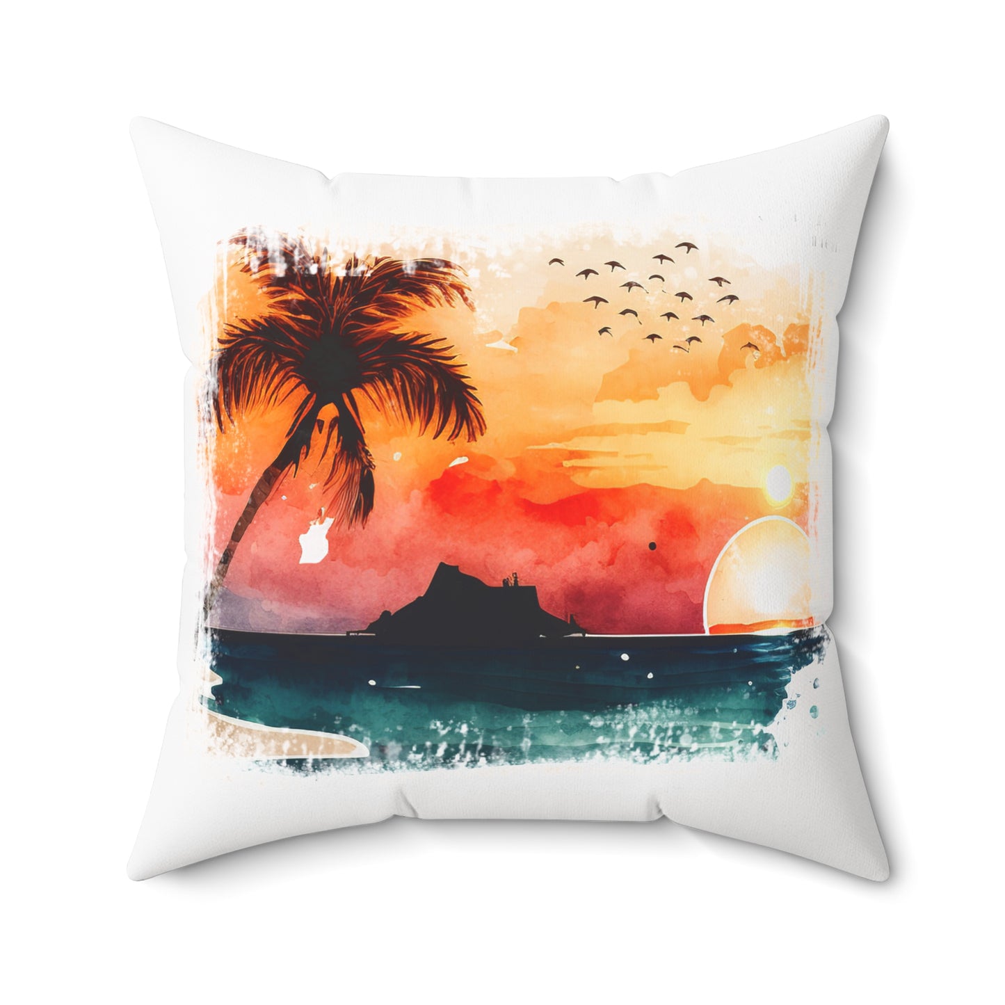Spun Polyester Square Pillow