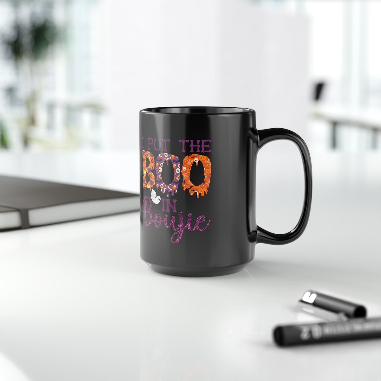 Black Mug, 15oz