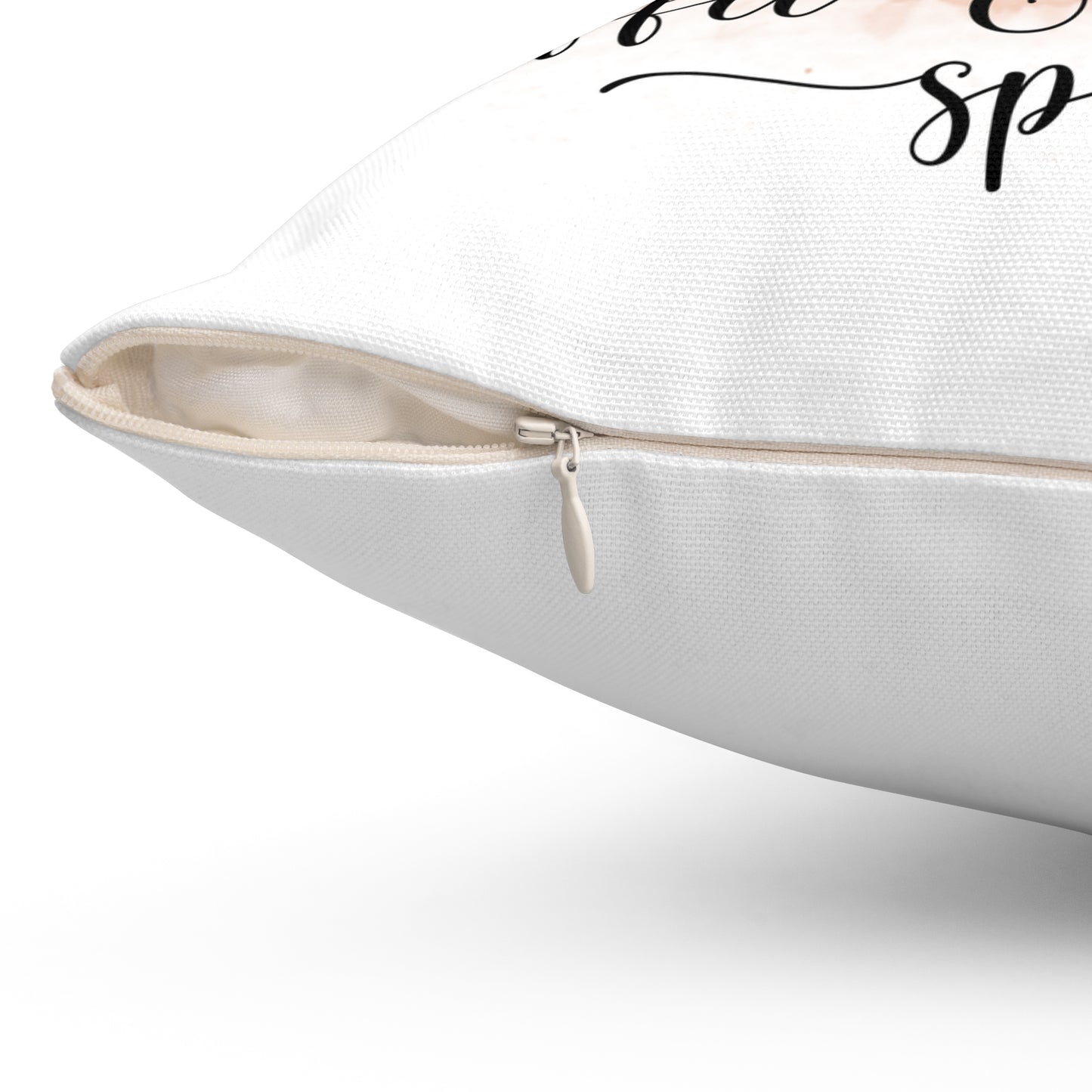 Coffee & Pumpkin Spice Gnome Pillow — Fall Decorative Accent